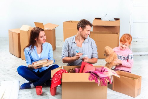 High-quality packing materials protecting valuables